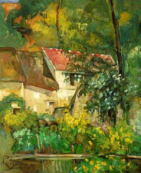 Paul Cezanne : The House of Pere Lacroix in Auvers